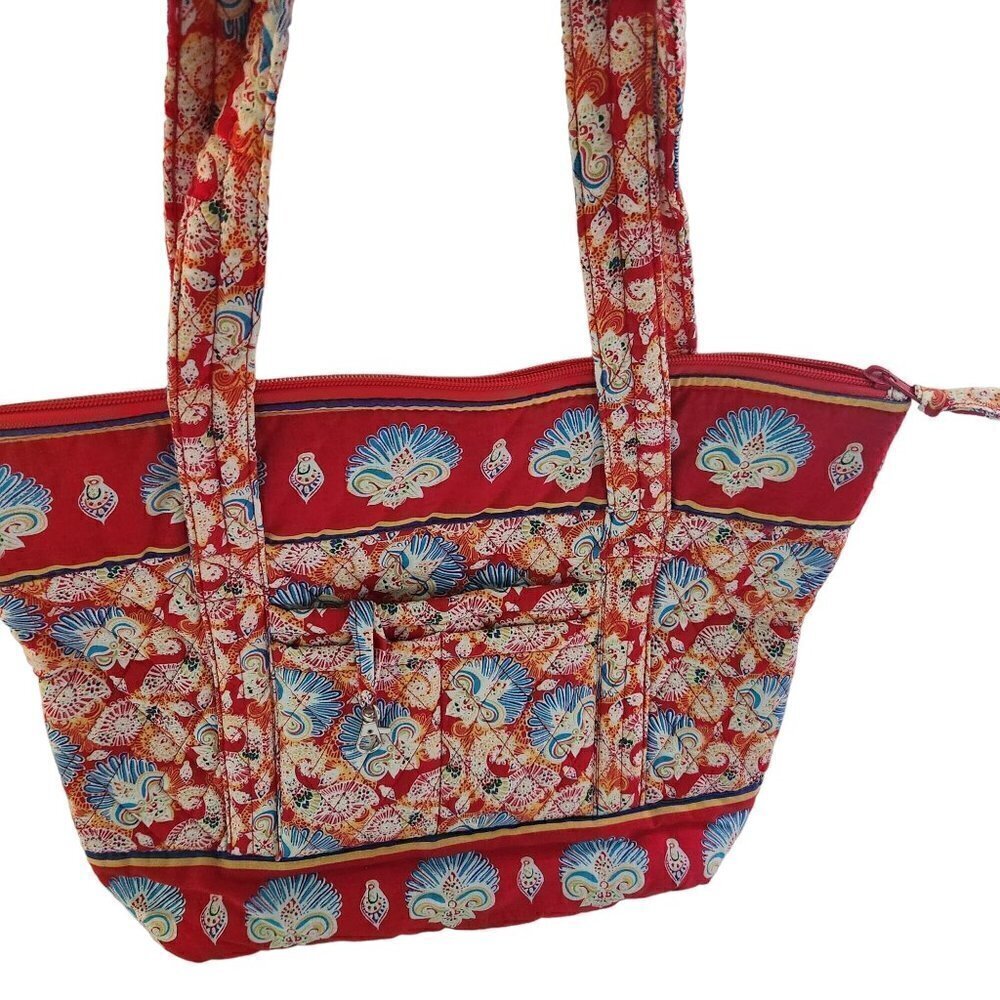 Nicole's Boutique NWOT Beachy Nautical Quilted Cotton Tote Bag